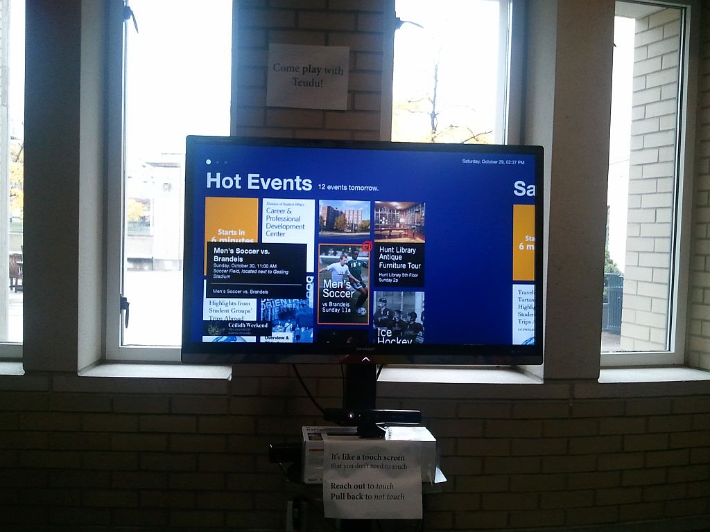 Teudu event tile with a live countdown badge showing time until event